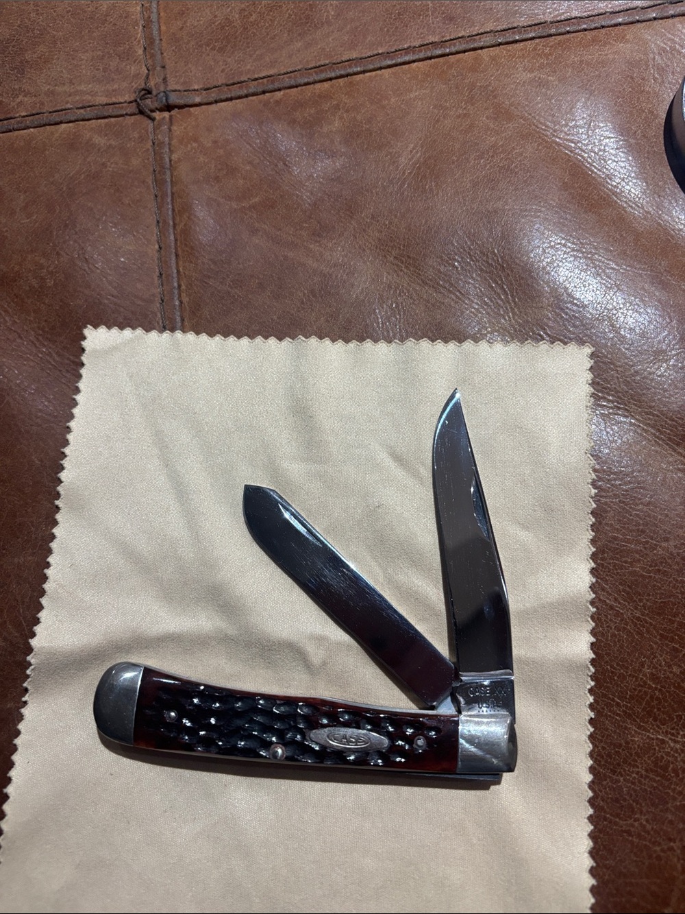 Case XX 6254 6 dot Trapper pocketknife knife